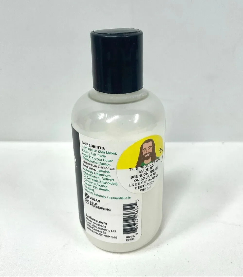 LUSH Silky Under Wear Dusting Powder 2.1 oz 60g Jasmine Vintage Packaging RARE